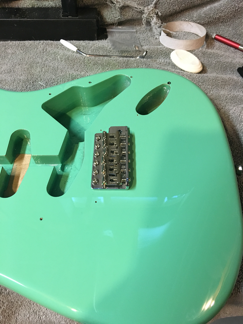 Fender American Vintage Bridge with Cold Rolled Steel Block