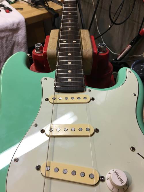 Checking neck alignment